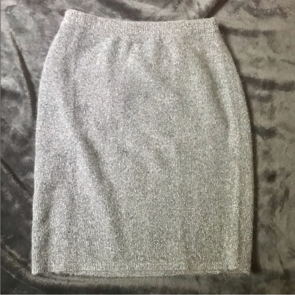Elegant Real Angora Silk Angora Skirt M